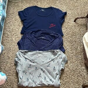 3 motherhood maternity t shirts